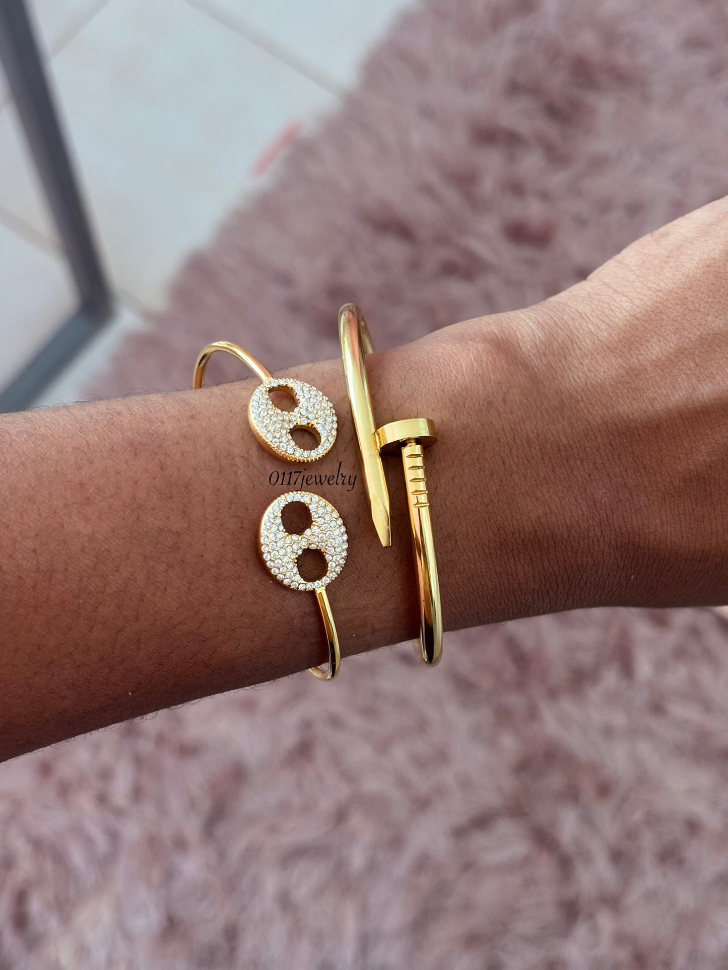 GG diamond bracelet