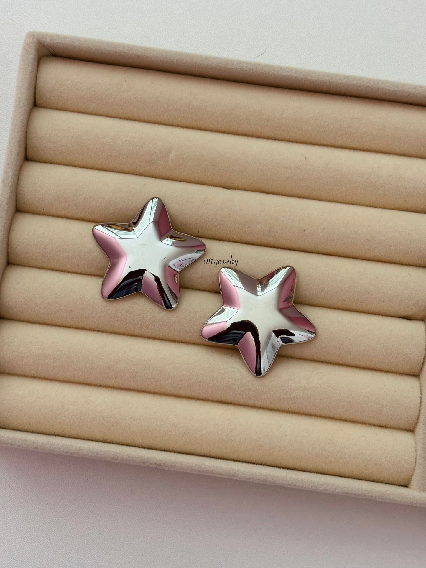 Silver Starlight earring