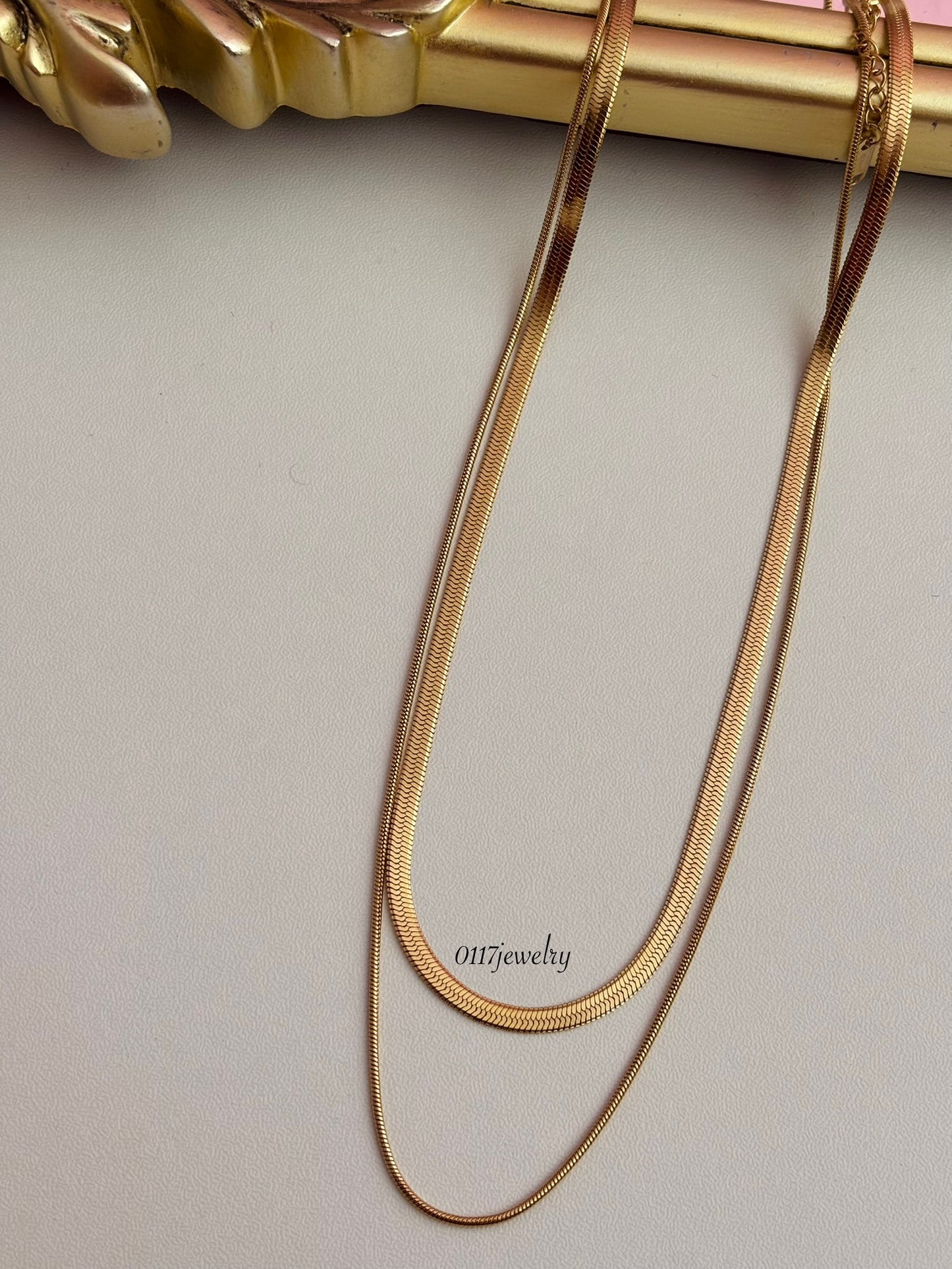 Golden Layered Necklace