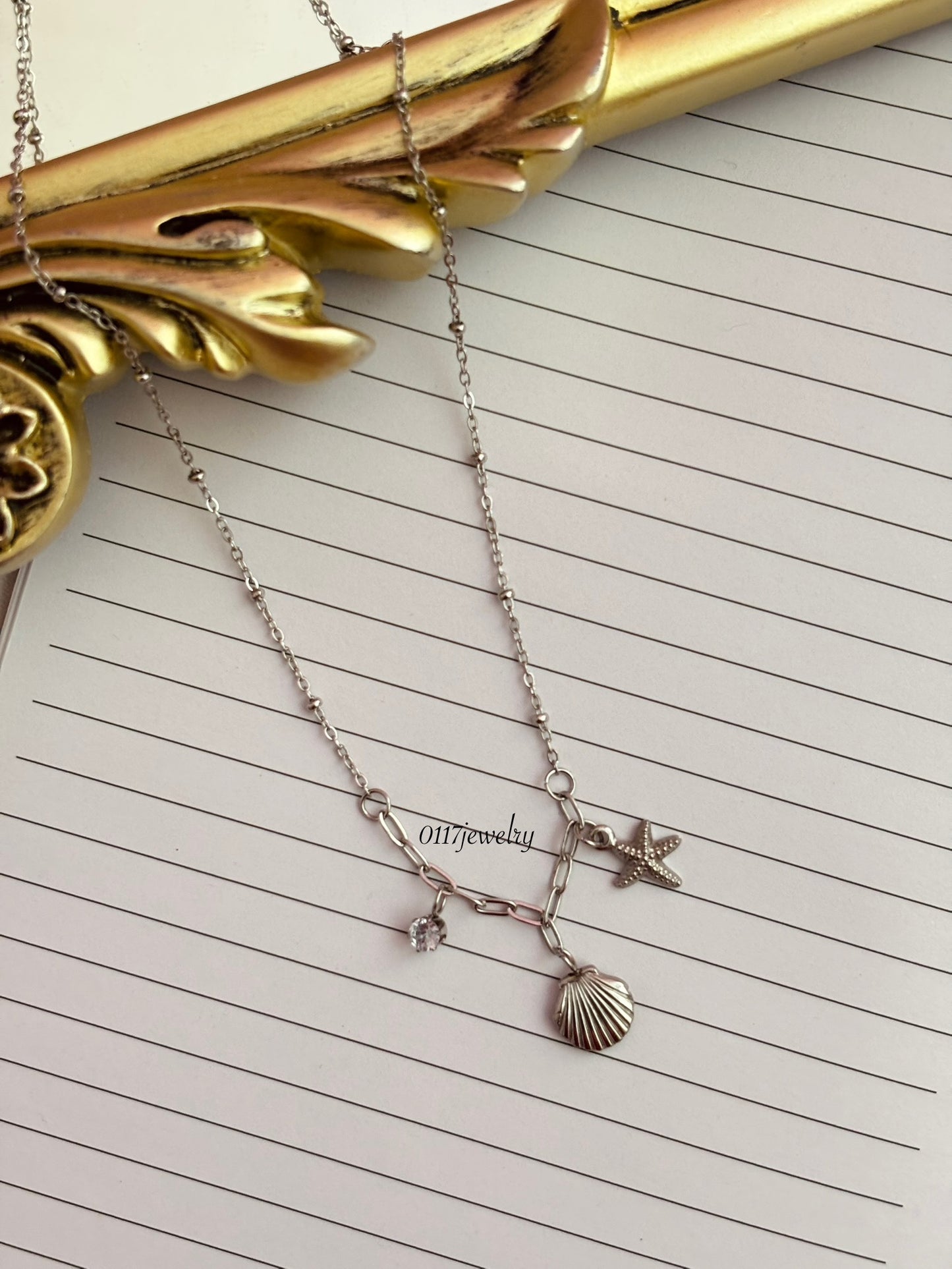 Adella silver Necklace