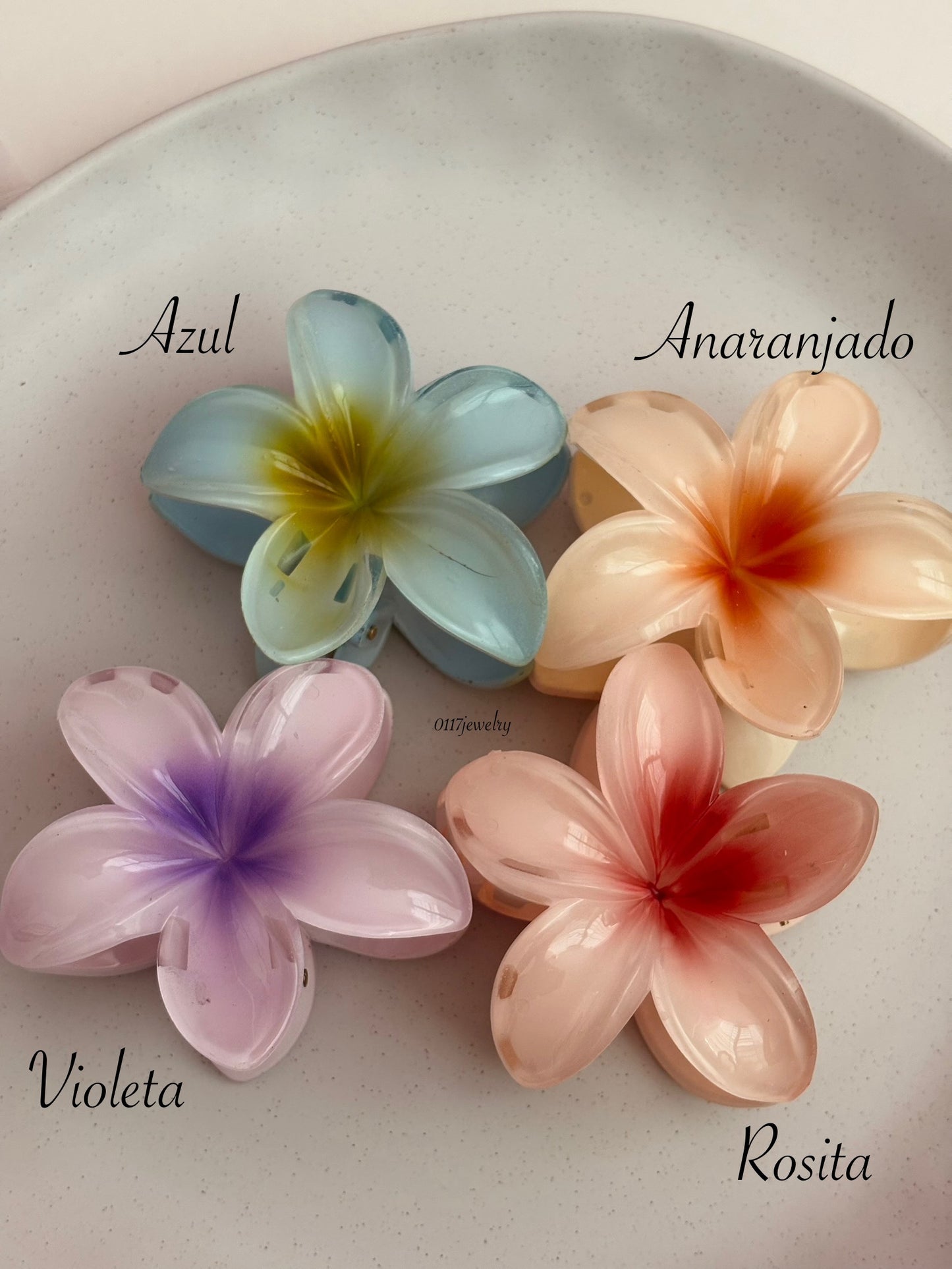 Claw hair clip | Flower