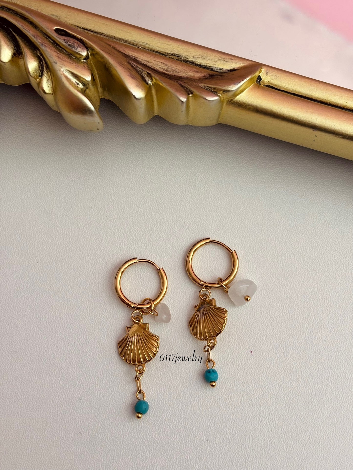 Aquamarina Hoops