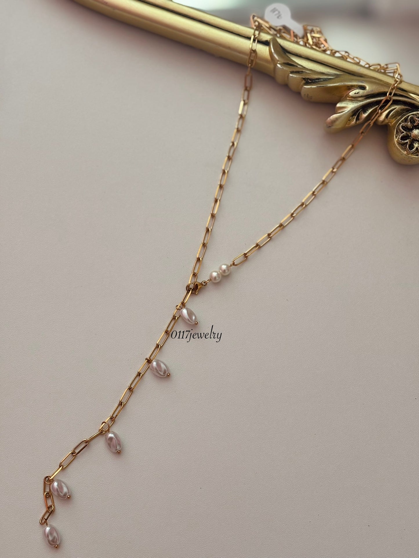 Angelica Lariat Necklace