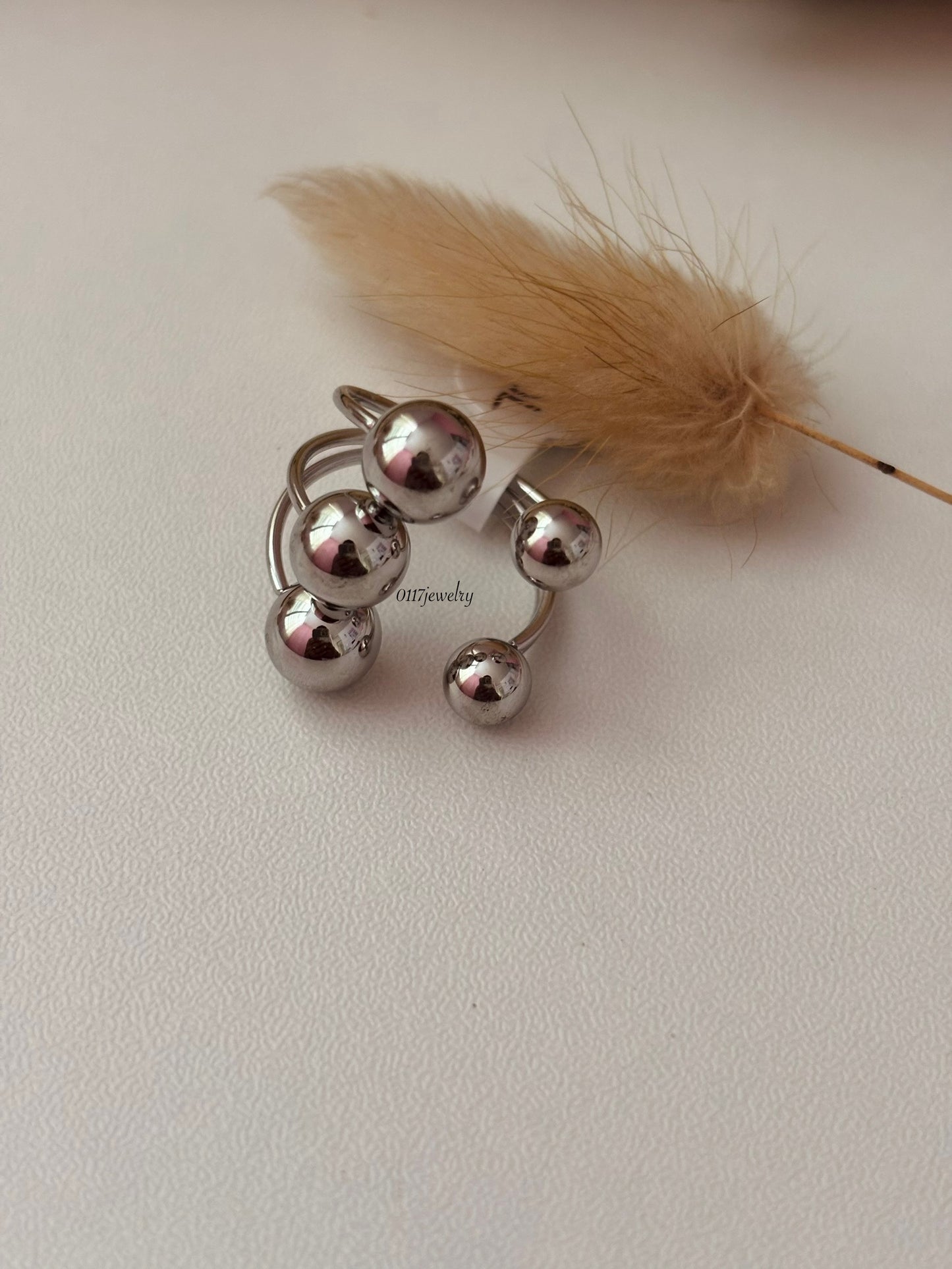 Olga silver ring