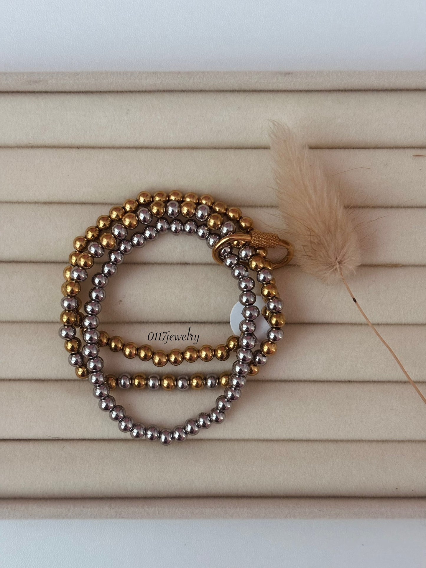 Bold loop dúo Bracelet