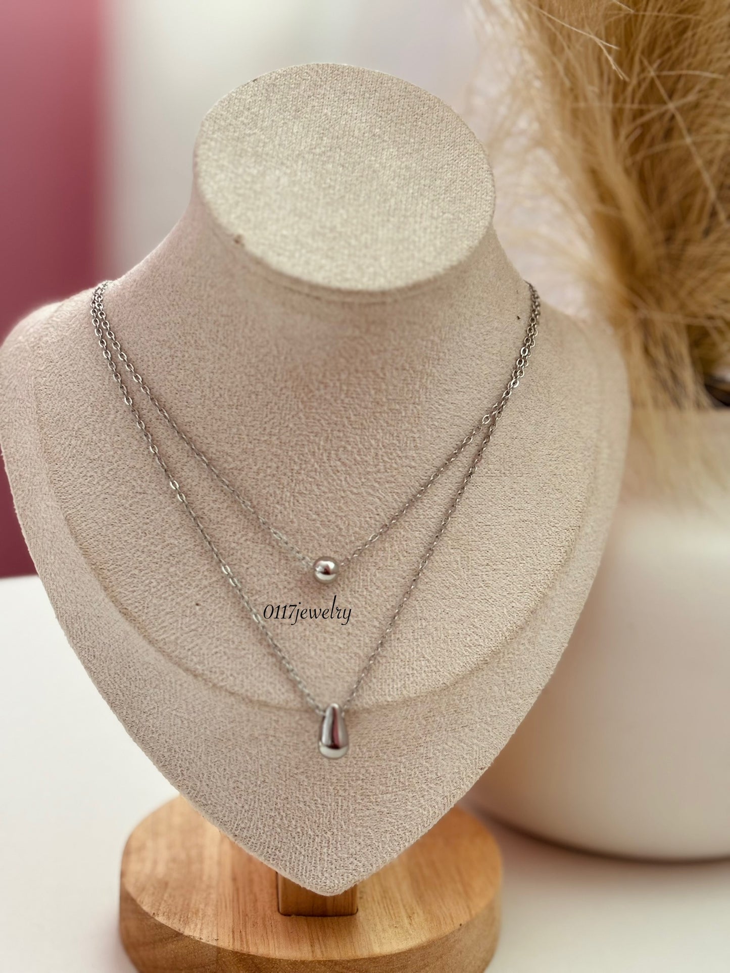 Dafne Silver Layering Necklace