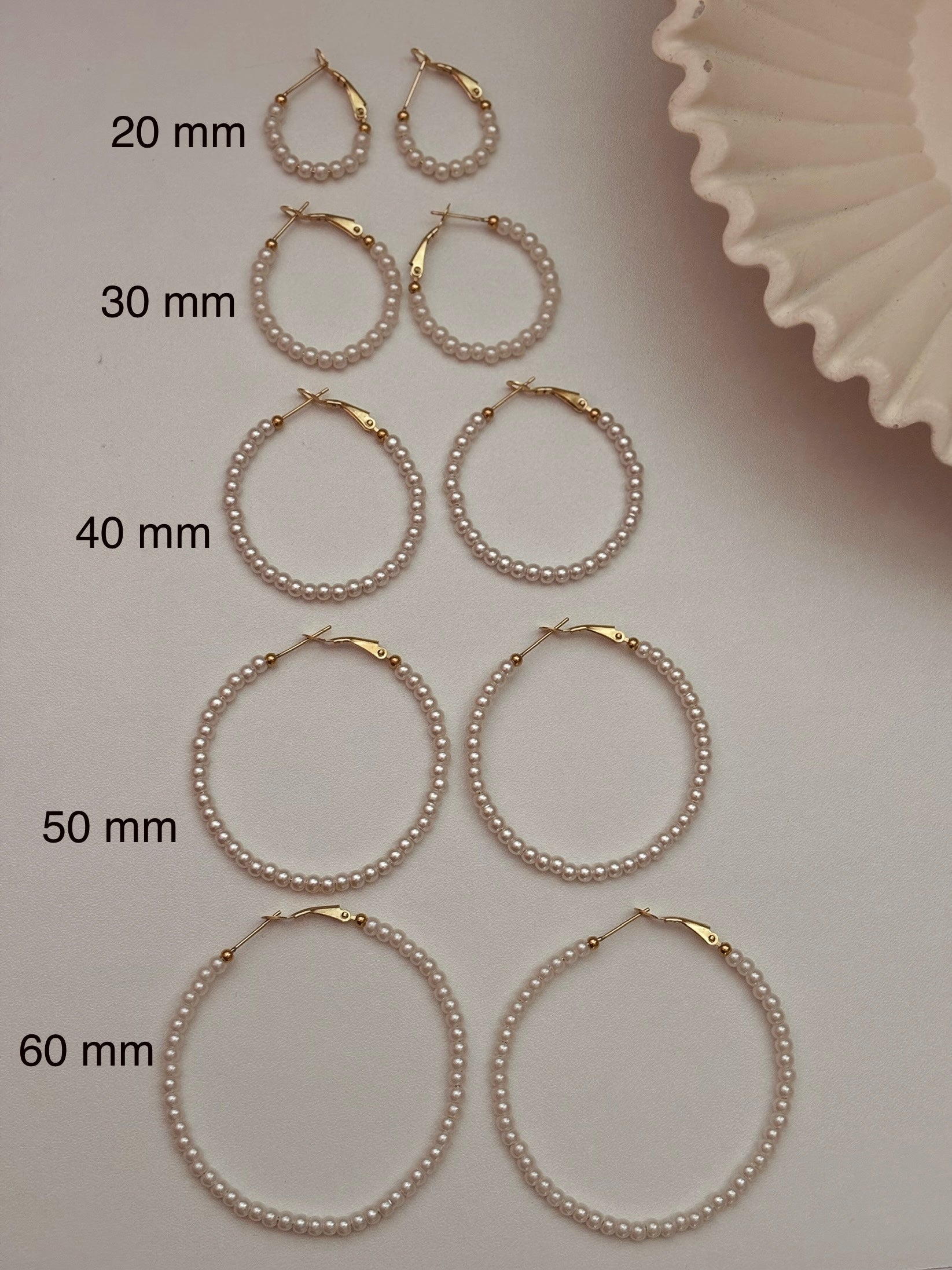 Pearl Hoops
