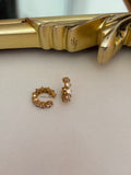 Diamond ear cuff