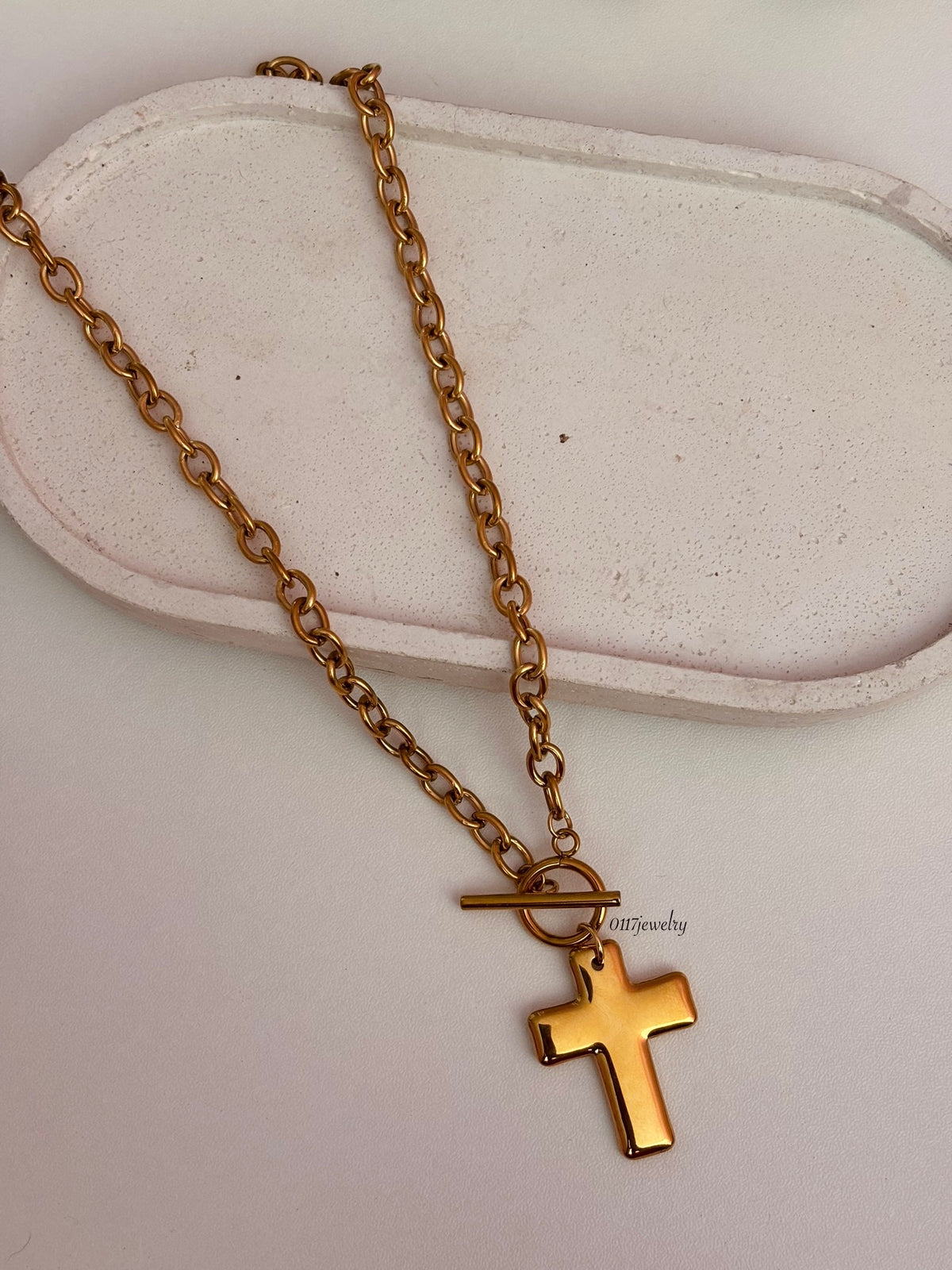 Golden Cross Necklace