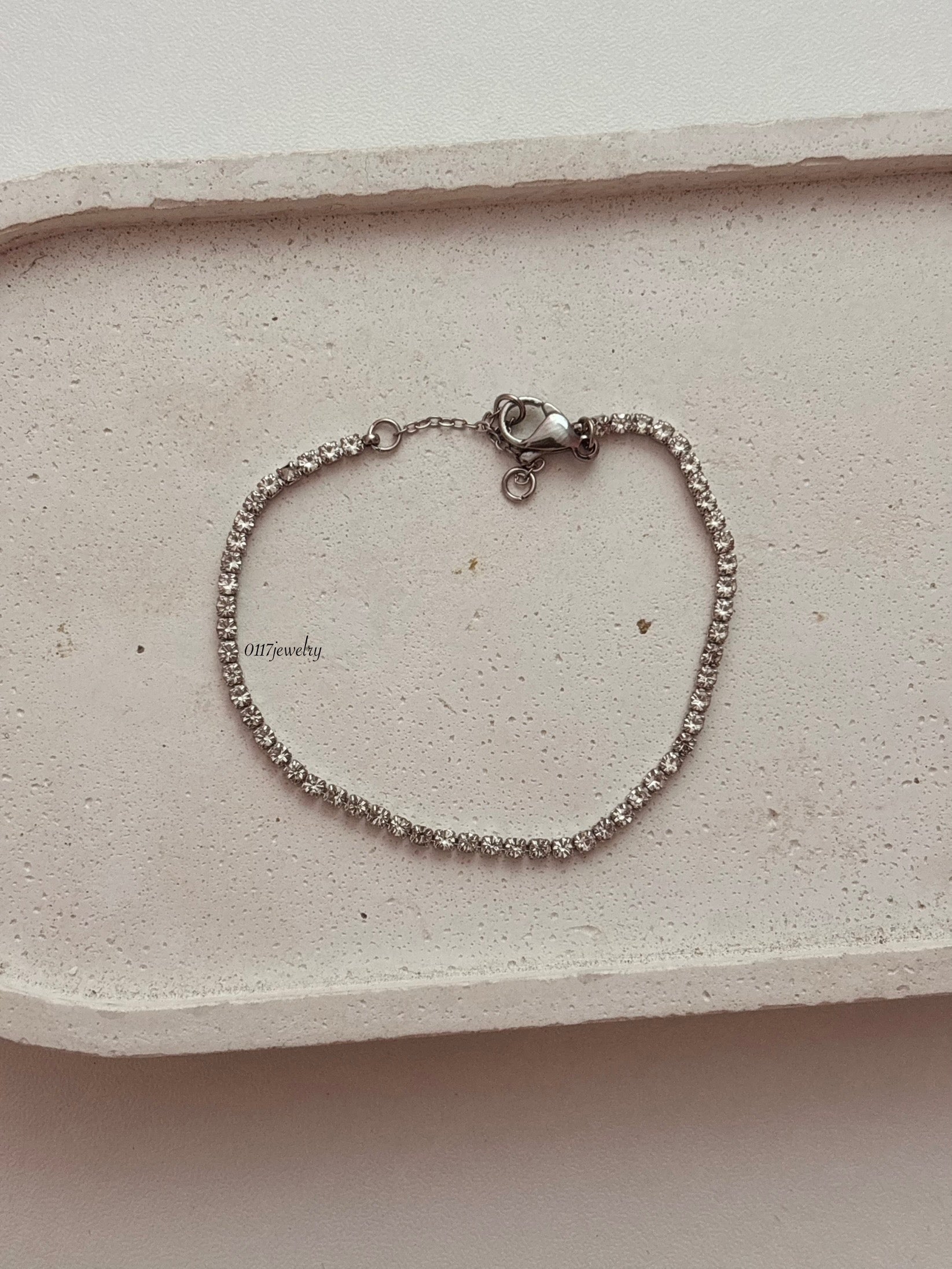 Tennis Silver Bracelet