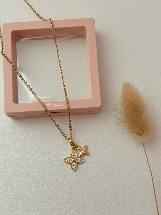 Gold Clover Necklace