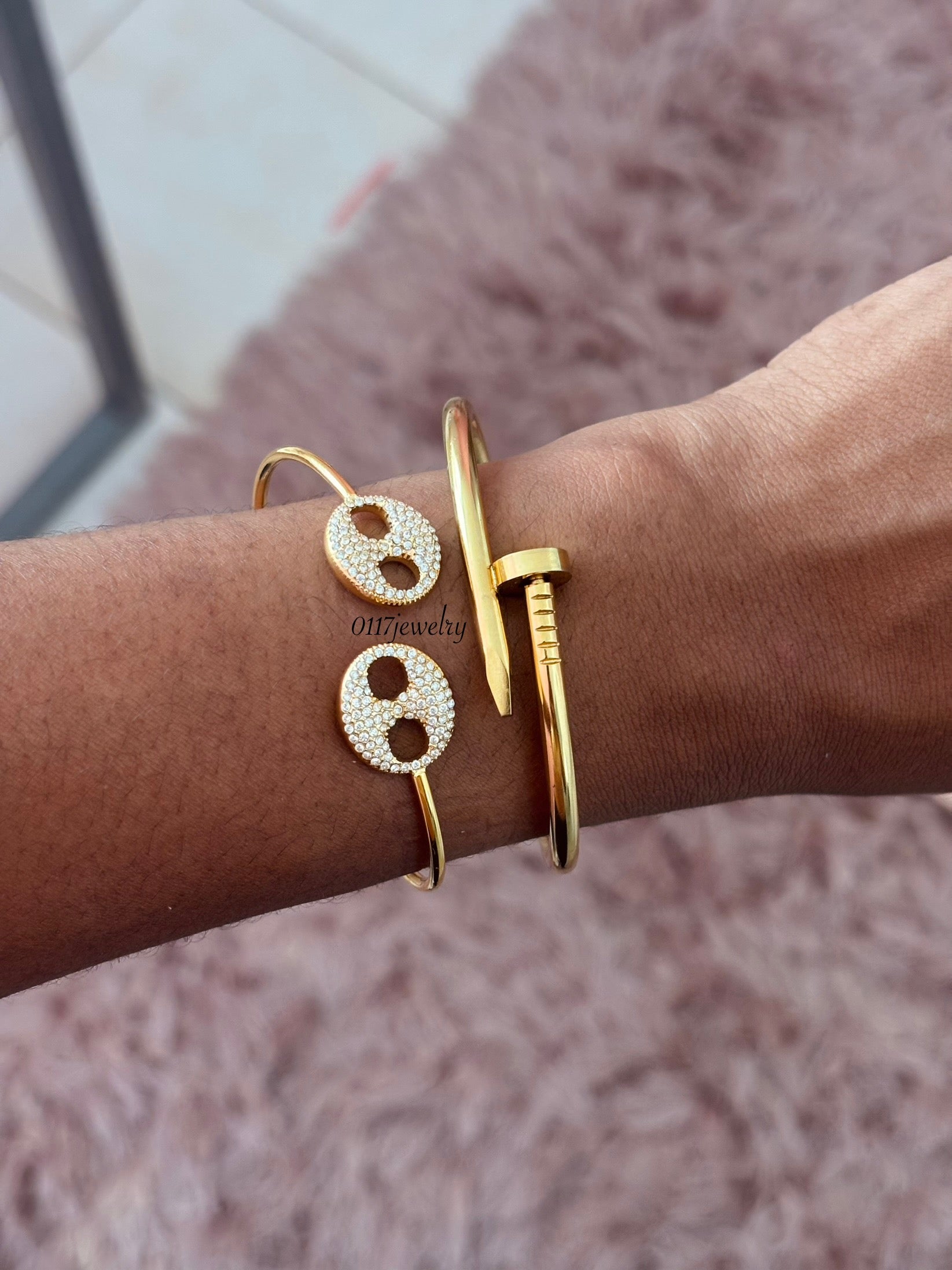 GG diamond bracelet