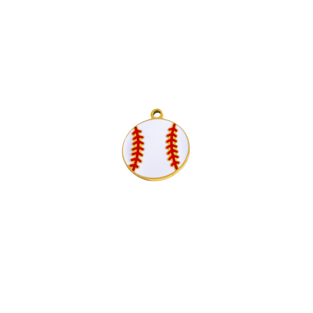 Baseball ball charm