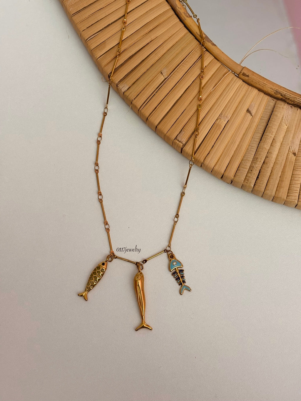 Three Fish Necklace