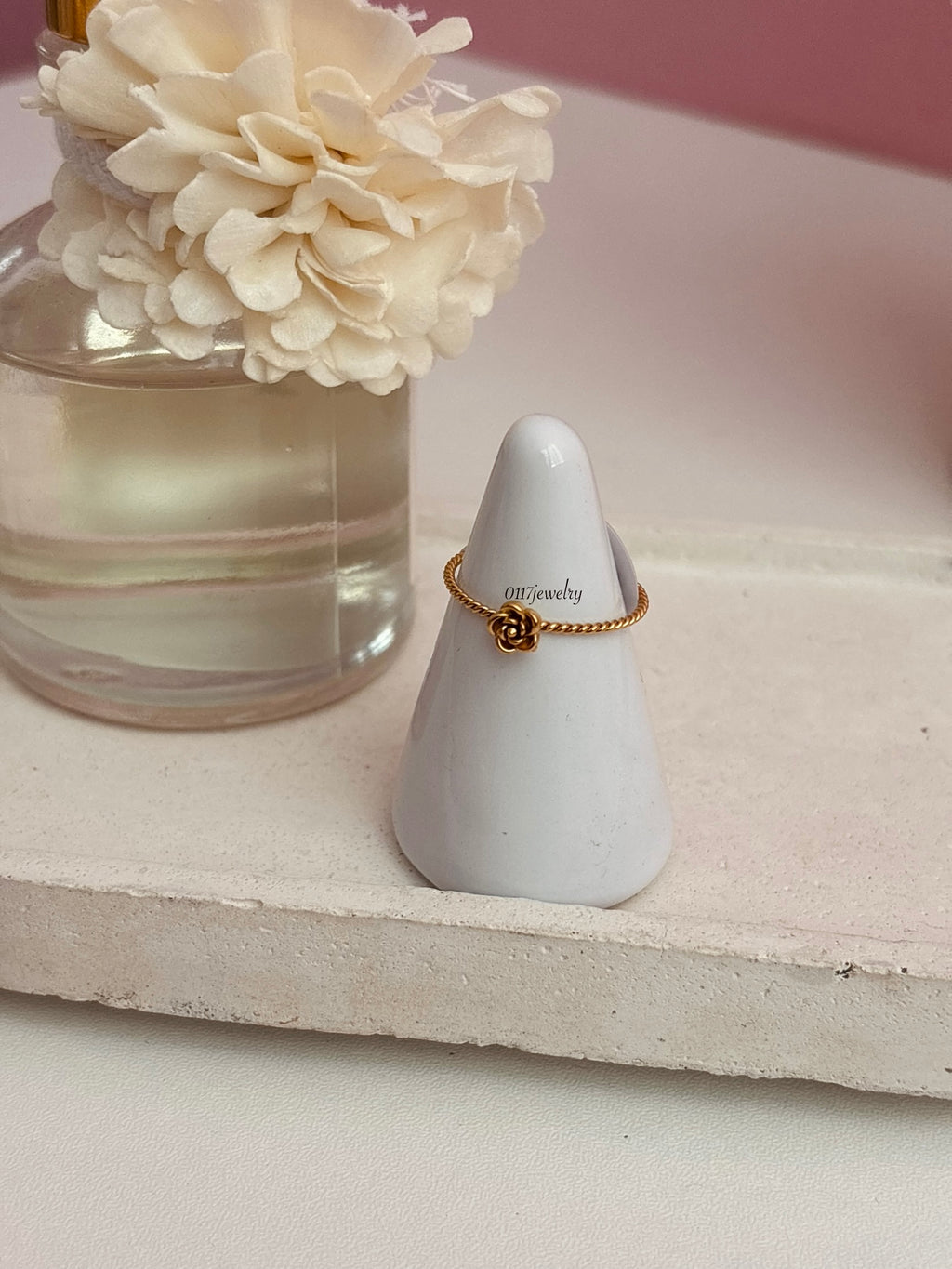 Tiny Rose ring
