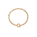 Oval link bracelet