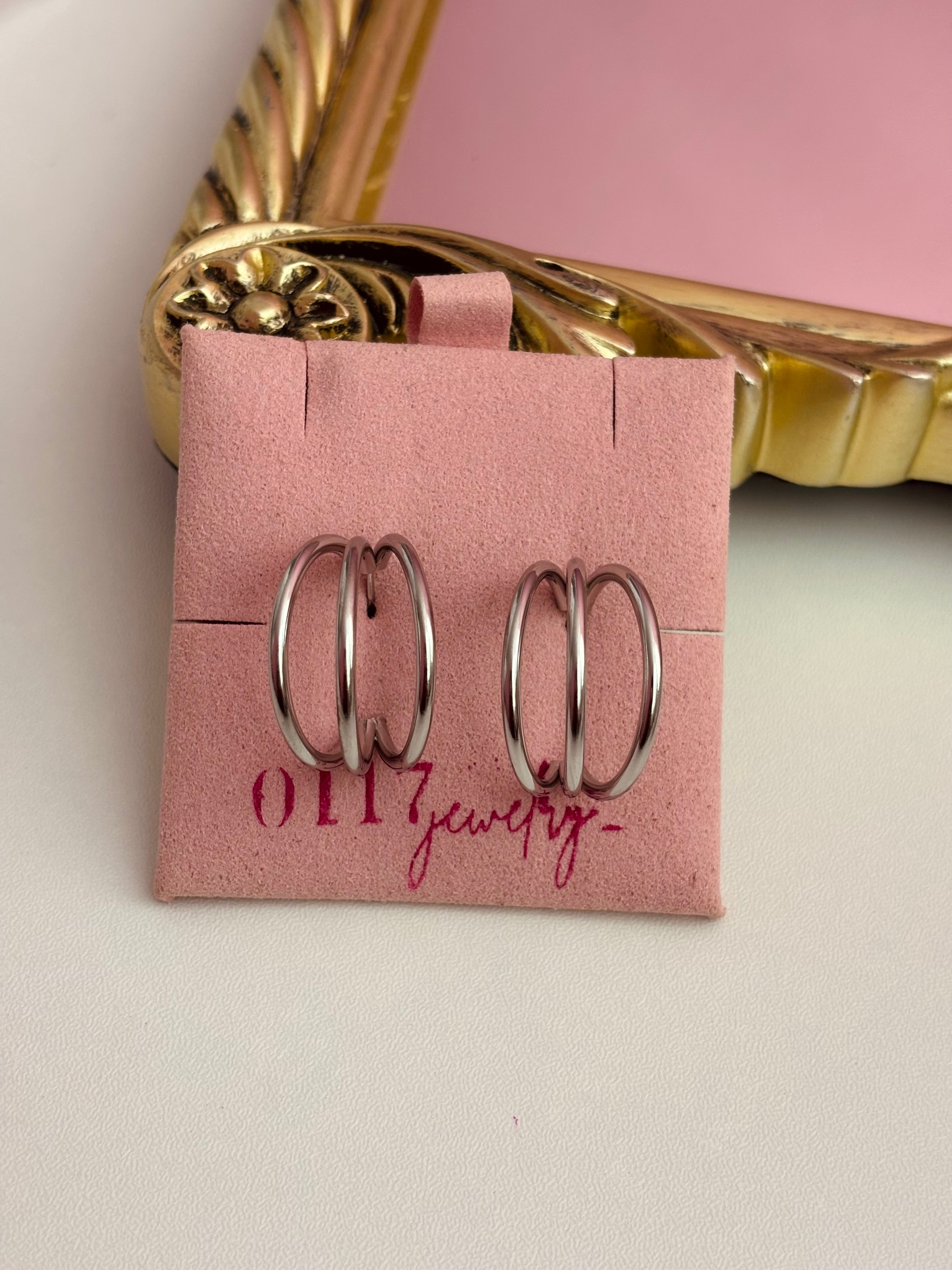 Amparo Silver earring | 18mm