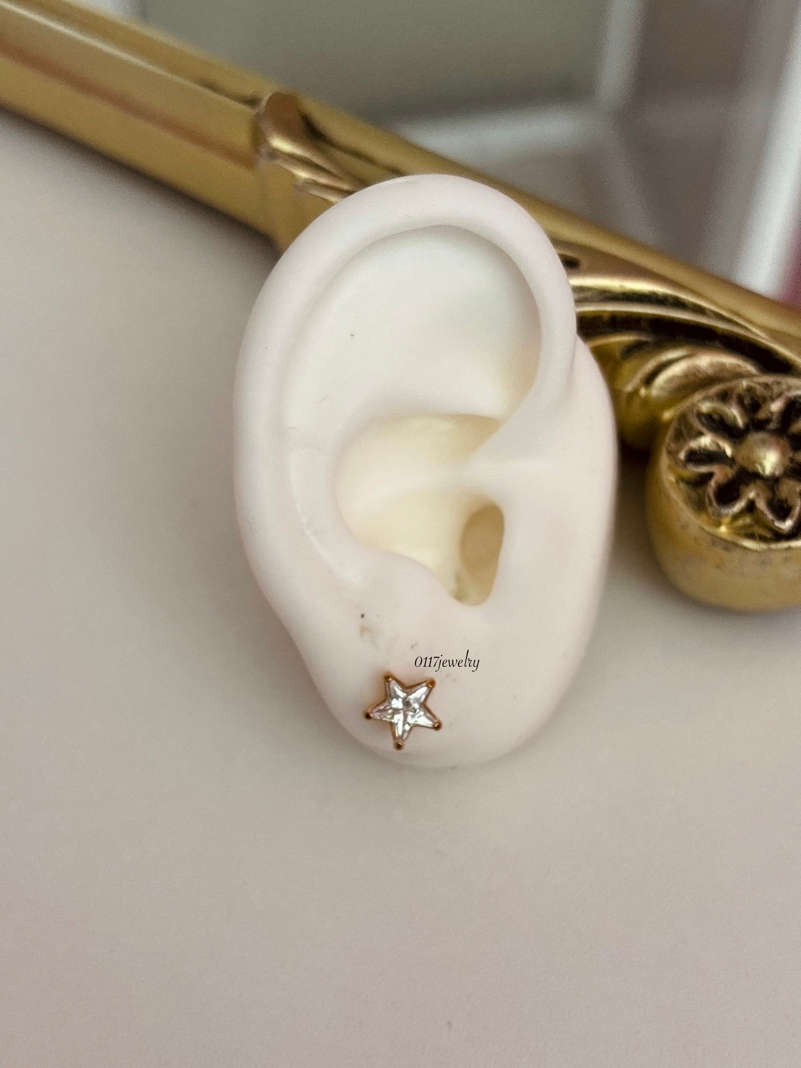 Tiny Star Earrings