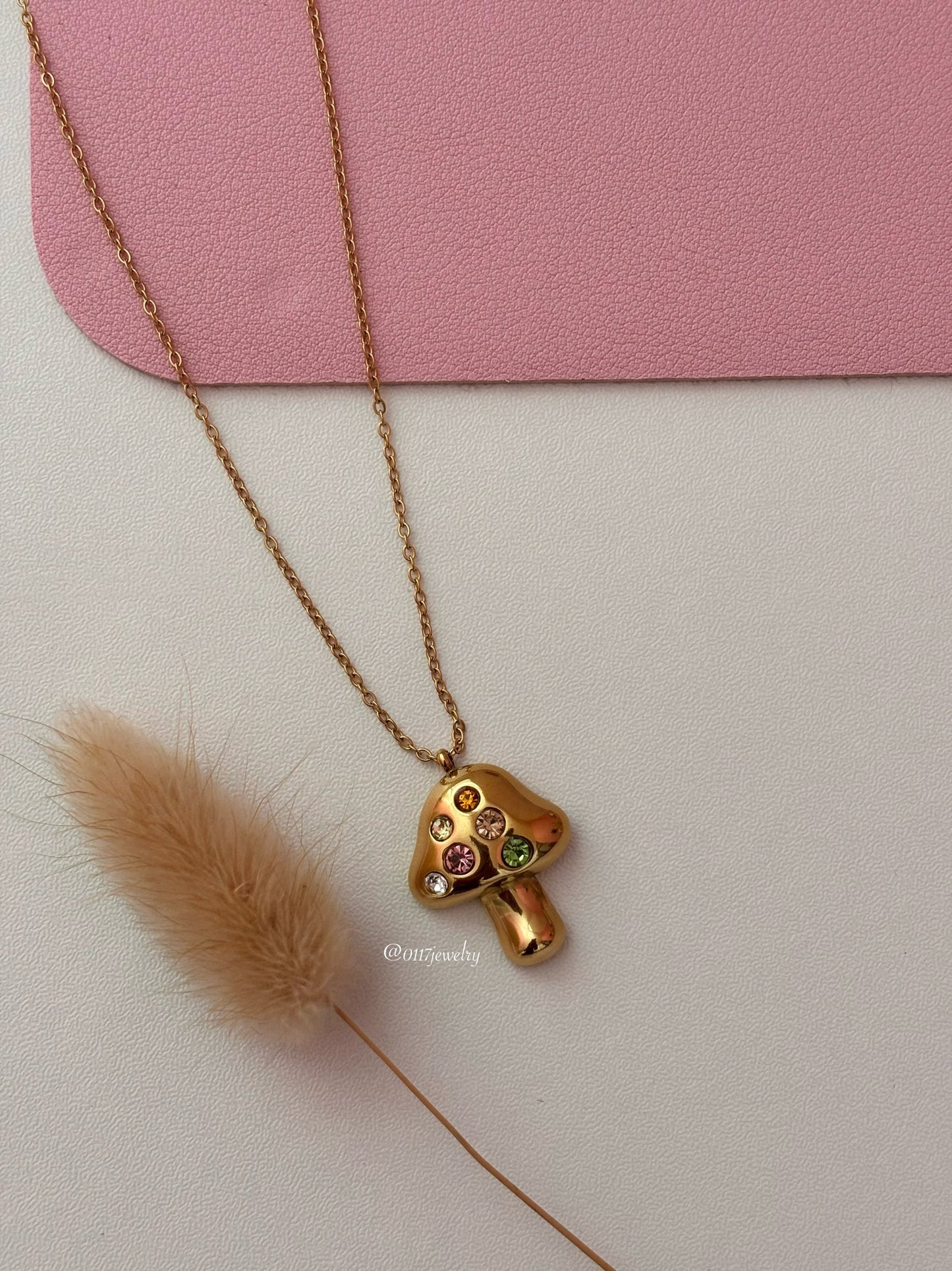 Mushroom Necklace