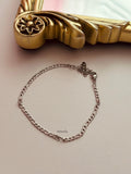 Cubana silver Anklet