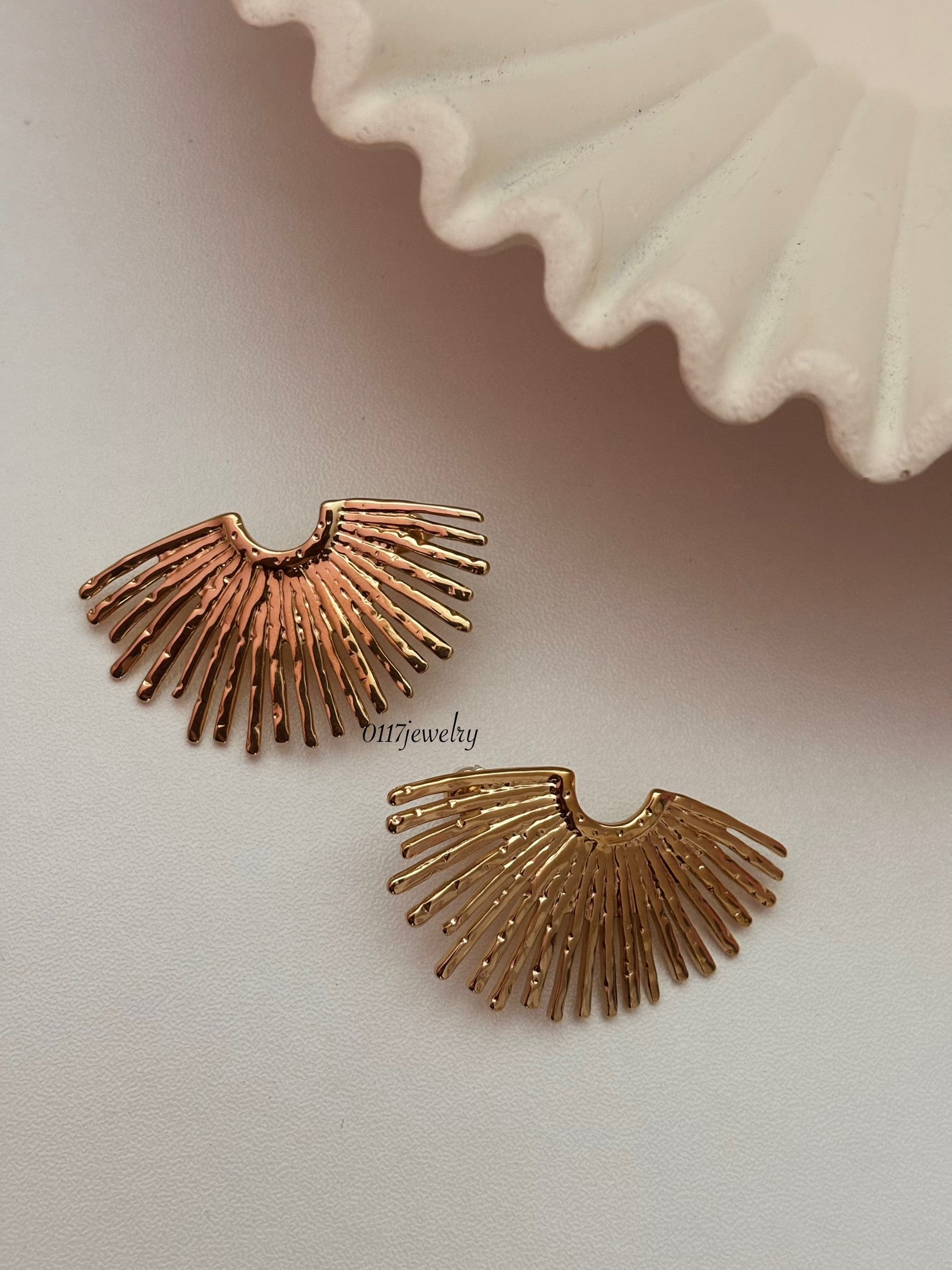 Ágata Golden earring