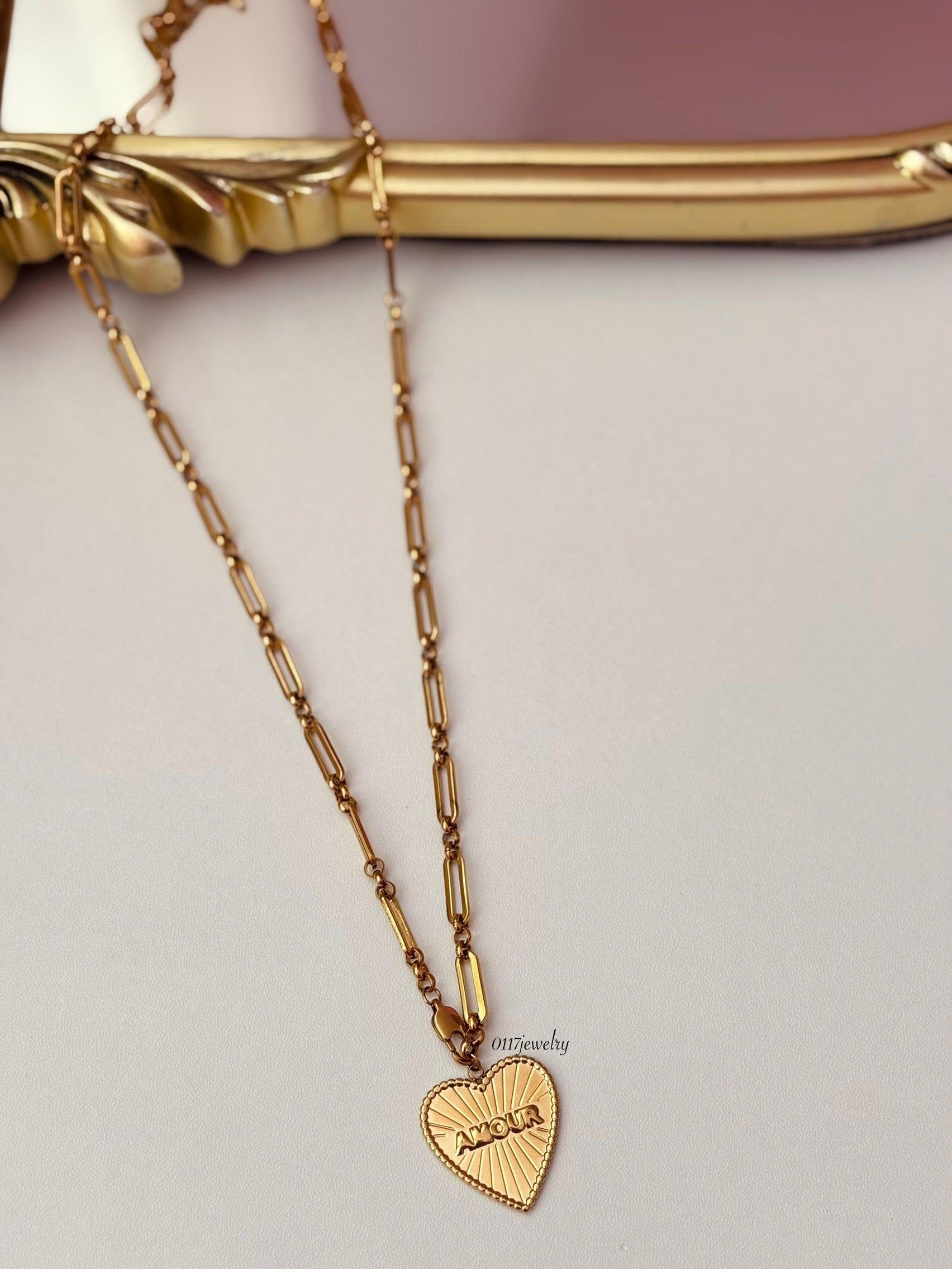 Amour Lariat Necklace