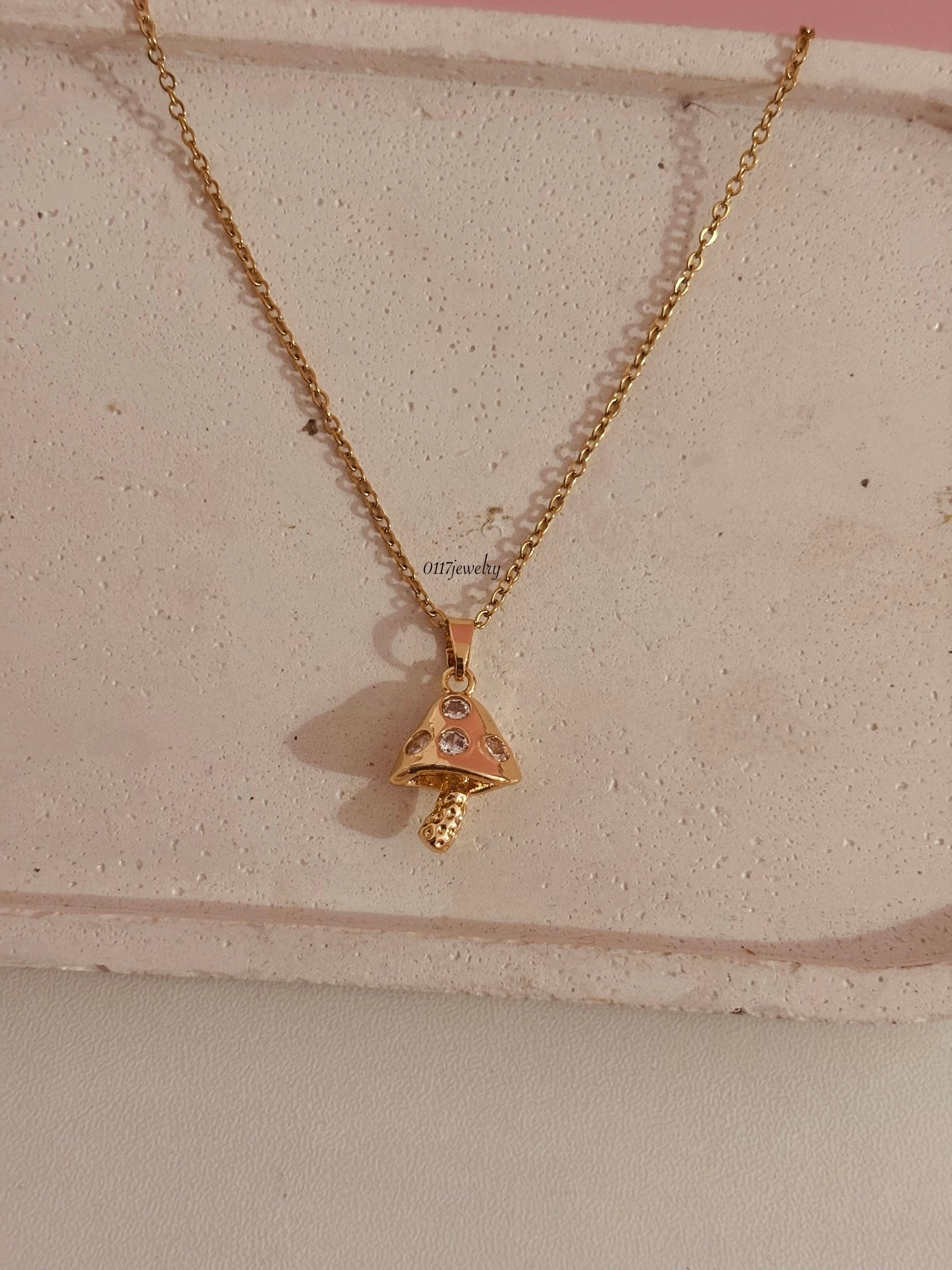 Mushroom Necklace