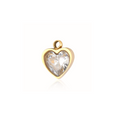 Zirconia Hearts Charm