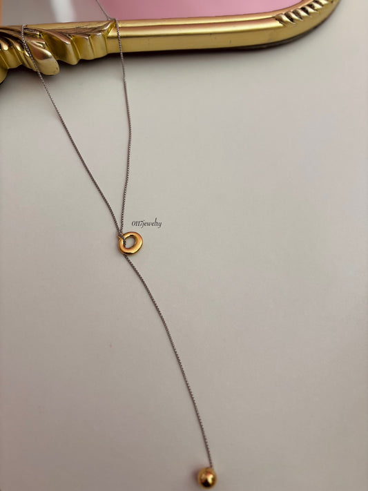 Flavia Lariat Necklace