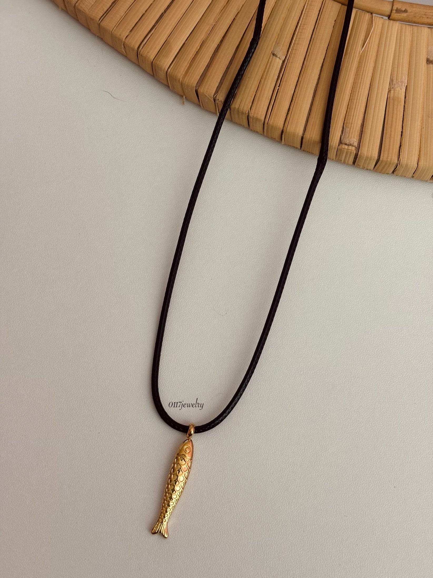Golden Fish Necklace
