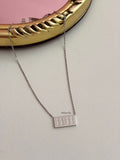11:11 silver necklace