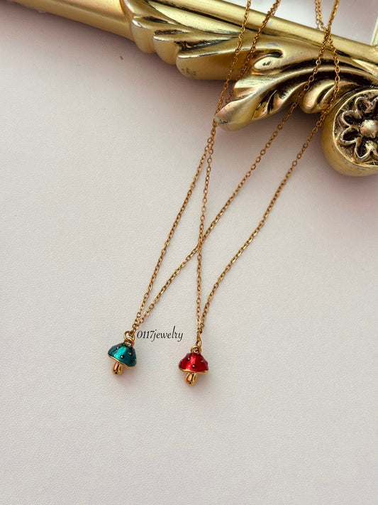 Mushroom Necklace