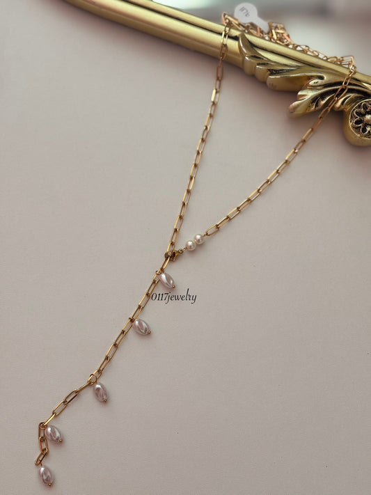 Angelica Lariat Necklace