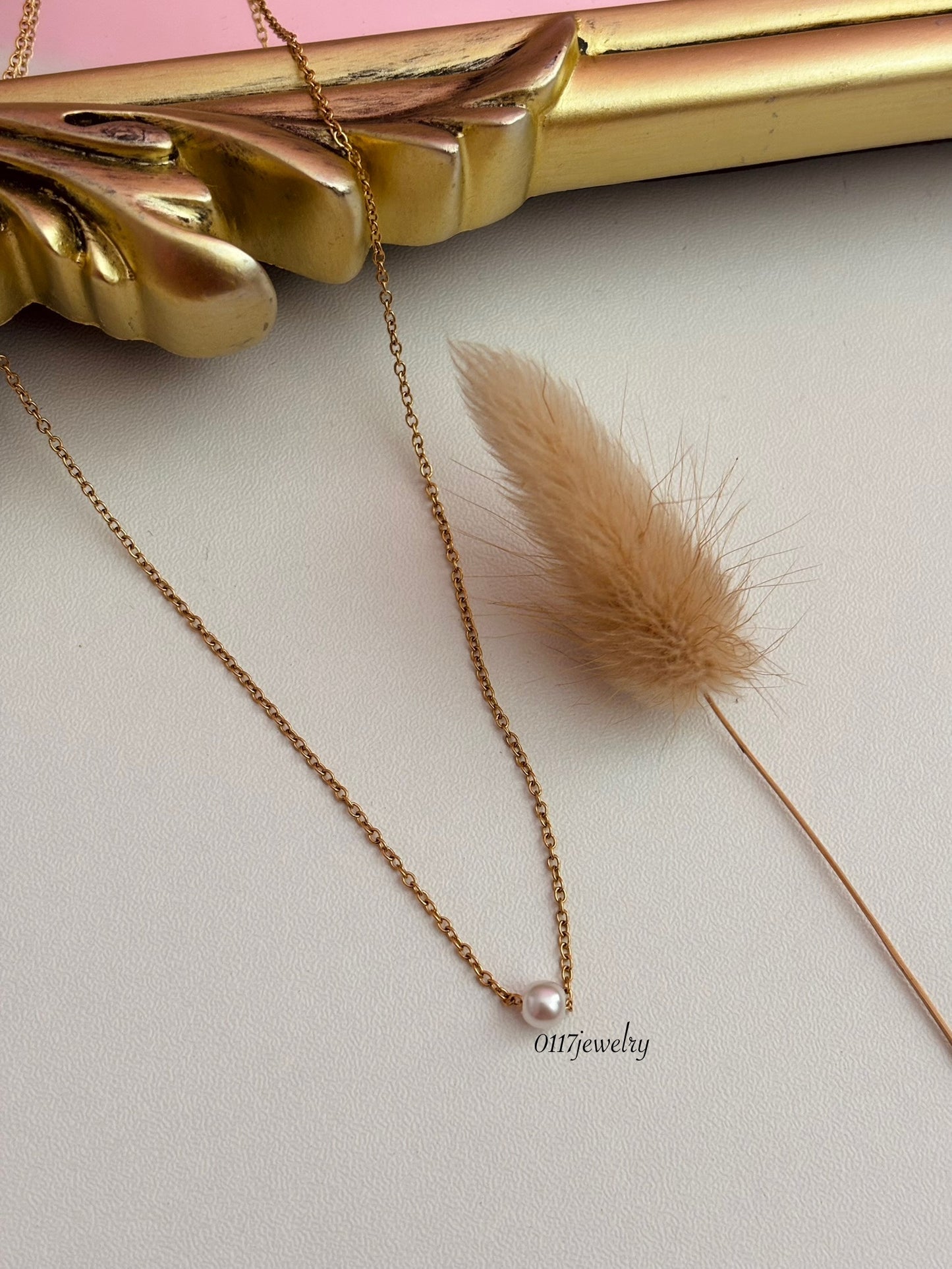Tiny Pearl Necklace