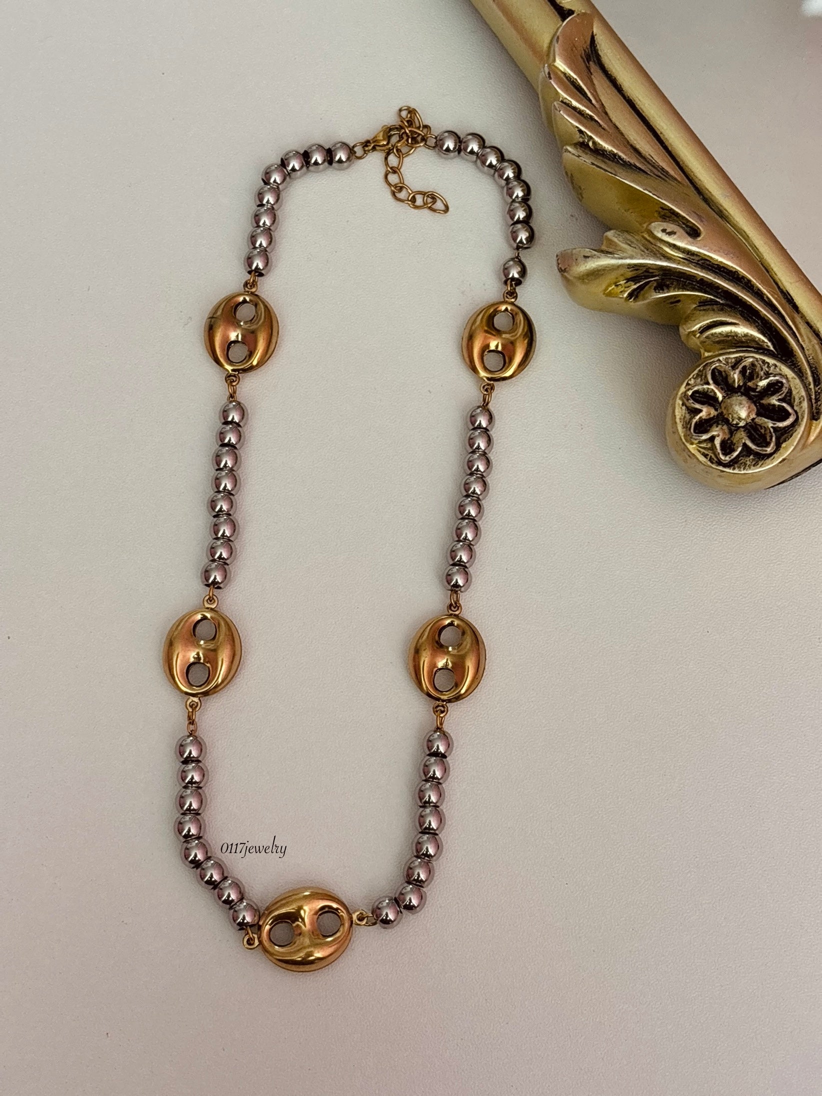 Gabriela Necklace | Two Tone