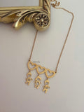 Mom of Three Necklace