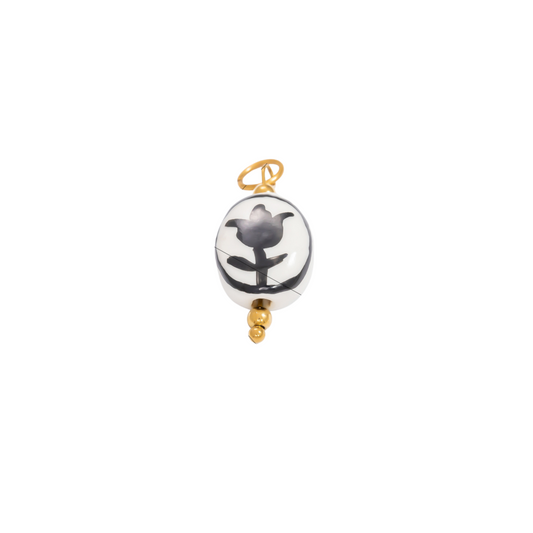 Black bloom charm