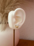 Tiny butterfly stud
