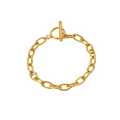 Oval Slim link bracelet