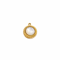 Round pearl Charm