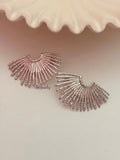 Ágata silver earrings