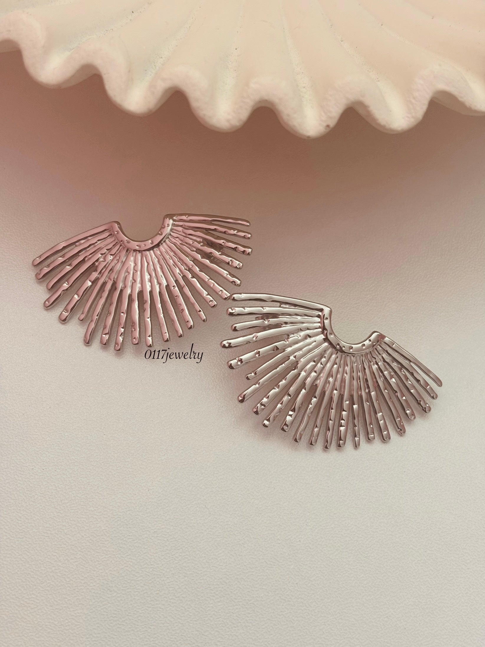Ágata silver earrings